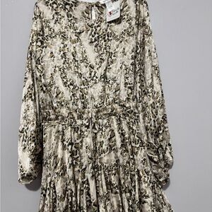 Asymmetrical Leopard Print Dress